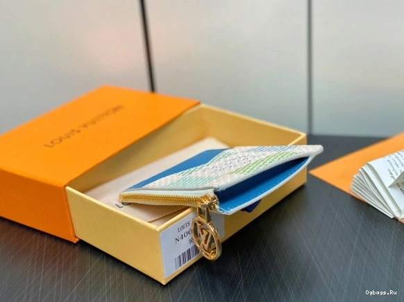 VUITTON LOUIS Holder-12*8*0.8cm Romy Card 0402